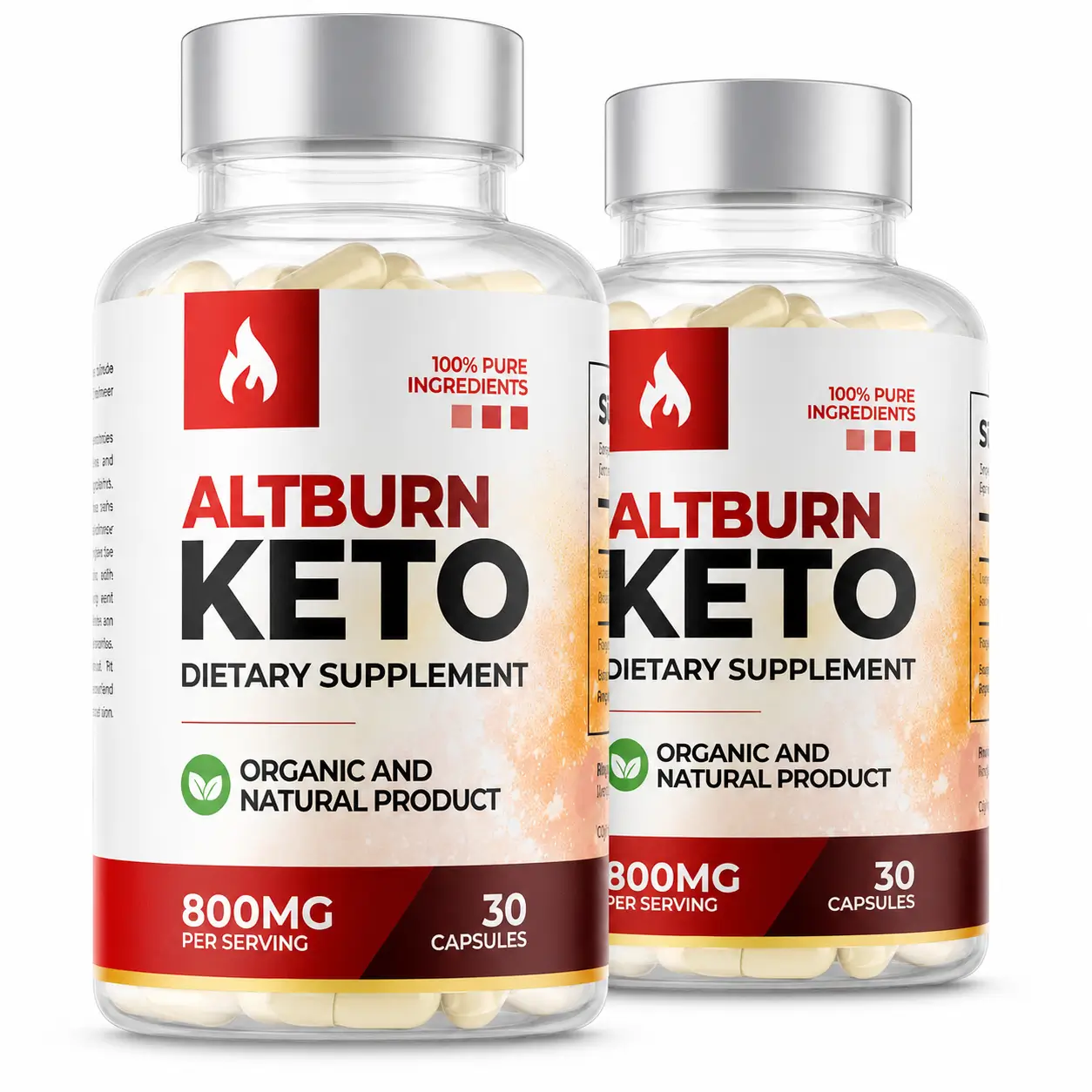 Two bottle AltBurn Keto package