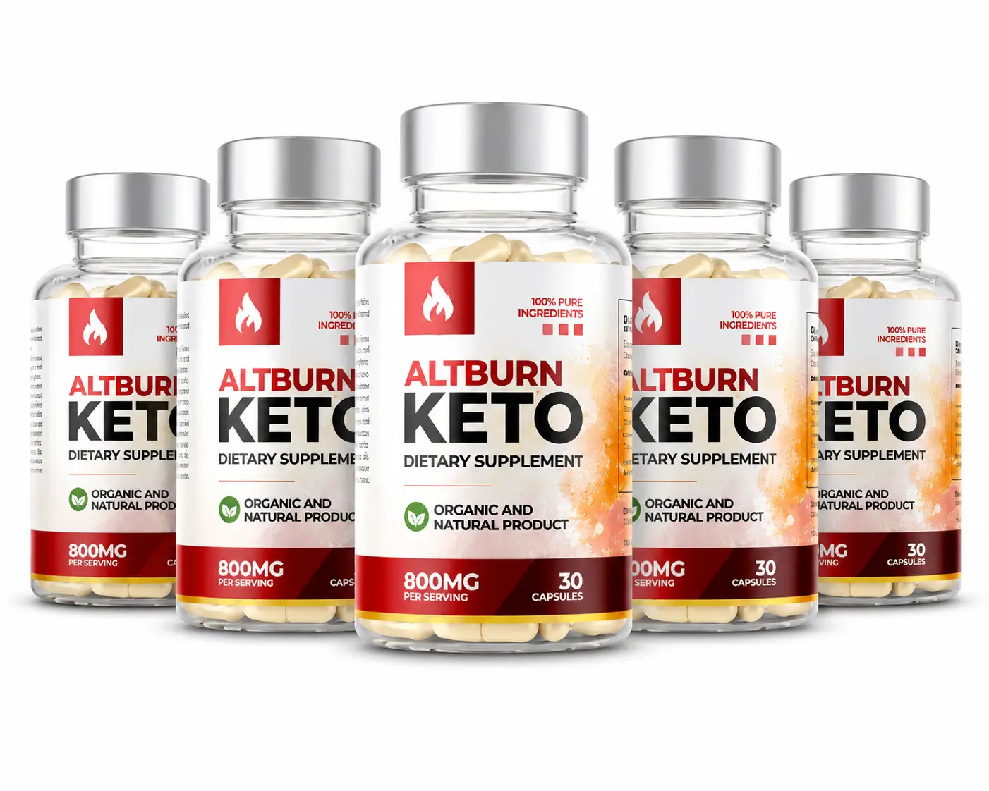 Five bottle AltBurn Keto package